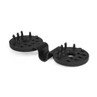 Затискач BUNGEE CORD CLIPS, чорний, BCK4-BK-L