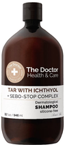 Szampon The Doctor Health & Care do włosów przeciw przetłuszczaniu Dziegieć & Ichthyol & Sebo-Stop Complex 946 ml (8588006041699) - obraz 1