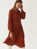 Sukienka midi jesienna damska Tatuum Kinilia T2220.197 38 Pomarańczowa (5900142185342) - obraz 3