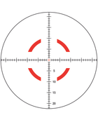 Прицел оптический TRIJICON VCOG 1-8x28; Red MRAD Crosshair - изображение 4