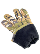 Зимові тактичні рукавиці на флісі XL мультикам - зображення 6
