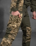Мужской тактический весенний костюм Горка 3XL пиксель+олива - изображение 4