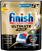 Kapsułki do zmywarki Finish Ultimate Plus fresh 45 szt (5908252010981) - obraz 1