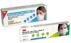 Захисні маски 3M Small Dust and Pollen Mask 3 шт (8410001126388) - зображення 1