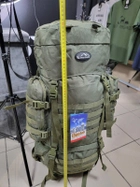 Тактический каркасный походный рюкзак Over Earth модель 625 80 литров Олива - изображение 9