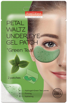 Патчі під очі Purederm Petal Waltz Under Eye Gel Patch веганські зелений чай 2 шт (8809541198977) - зображення 1
