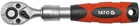 Тріскачка YATO з телескопічною ручкою 72 зубці 1/4" 150-200 мм (6477900) - зображення 1