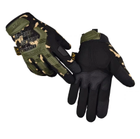 Тактические перчатки военные с закрытыми пальцами и накладками Механикс MECHANIX MPACT Мультикам XXL
