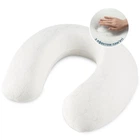 Подушка рогалик для путешествий MEMORY FOAM IDEIA 30х40 см с эффектом памяти, мемори, с наволочкой на молниий