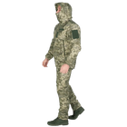 Зимовий чоловічий костюм Cyclone NordStorm MM14 6619 куртка з капюшоном і утеплені штани Піксель M Kali AI408 водонепроникний з липучками для шевронів - зображення 2