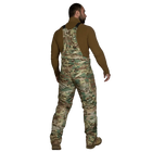 Зимние мужские повседневные штаны Patrol 7358 Мультикам L Kali AI386 с утепленной спинкой регулируемыми подтяжками покрыты влагостойкой WR пропиткой - изображение 3