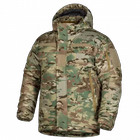Зимняя мужская повседневная куртка Patrol System 3.0 Dewspo RS Мультикам M Kali AI420 с капюшоном липучками на рукавах и груди для шевронов и патчей - изображение 2