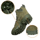 Чоловічі демісезонні черевики Oplot Оливковий 46 р Kali AI554 з натурального зносостійкого нубуку покриті гідрофобним просоченням дихаюча підкладка - зображення 3