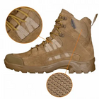 Чоловічі демісезонні черевики Oplot Койот 42 р Kali AI557 з натурального зносостійкого нубука носок черевика виготовлено зі шкіри із захисним покриттям - зображення 4