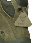 Мужские демисезонные ботинки Oplot Олива 40 Kali AI548 с натурального зносостойкого нубука покрыты гидрофобной пропиткой дышащая мембранная подкладка - изображение 4