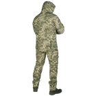 Зимний мужской костюм Cyclone NordStorm MM14 6619 куртка с капюшоном и утепленнные штаны с высоким поясом на двух кнопках Пиксель M Kali из полиэстра - изображение 3