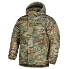 Зимняя куртка Patrol System 3.0 Dewspo RS Мультикам M Kali с капюшоном повседневная липучки на рукавах и груди для шевронов защита от холода и ветра - изображение 2