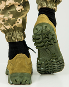 Кросівки чоловічі Армос нубук з тканинними вставками піксель, підошва енерджі 45, Оливковий - зображення 3