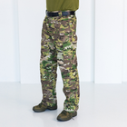 Брюки зимние Мультикам, мужские утепленные камуфляжные брюки на нетканой подкладке 58 - изображение 4
