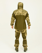 Костюм Горка камуфляжный олива пиксель, брюки с подтяжками, куртка с капюшоном, ветрозащитный 52 - изображение 3