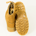 Берцы зимние нубук, искусственный мех, подошва антистат, мужские ботинки бежевые, 40 - изображение 3