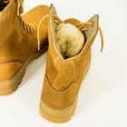 Берці зимові нубук, штучне хутро, підошва антистат, чоловічі черевики бежеві, 44 - зображення 5