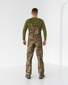 Комбинезон утепленный Пиксель softshell, мужские камуфляжные зимние брюки-комбинезон 58/60 - изображение 3