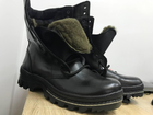 Берцы зимние кожаные черные, натуральный мех, подошва антистат, ботинки мужские 45 - изображение 7