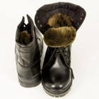 Берцы зимние кожаные черные, натуральный мех, подошва антистат, ботинки мужские 41 - изображение 6