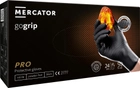 Рукавички нітрилові неопудрені MERCATOR gogrip black M 50шт - изображение 1