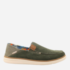 Buty slip-on męskie RIEKER REVU0600-54 44 Zielone (4060596643209) - obraz 1