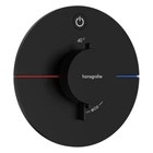 Внешняя часть смесителя без скрытой части HANSGROHE ShowerSelect Comfort S черный латунь 155мм 15553670