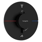 Внешняя часть смесителя без скрытой части HANSGROHE ShowerSelect Comfort S черный латунь 155мм 15554670
