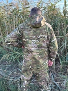 Куртка мультікам Soft-Shell Combat одежда не промокає камуфляж S 3XL, Камуфляж Мультикам - зображення 4