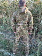 Куртка мультикам Soft-Shell Combat одежда не промокает камуфляж S 2XL , Камуфляж Мультикам - изображение 5