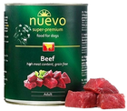 Вологий корм для дорослих собак Nuevo Beef Adult з яловичиною 800 г (4250231595042) - зображення 1