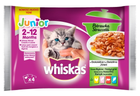 Mokra karma dla kotów Whiskas Junior smaki rybne i tradycyjne 4 x 85 g (5900951273216) - obraz 1