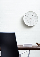 Zegar ścienny Arne Jacobsen Bankers White (43650) - obraz 3