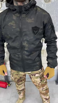 Куртка тактическая чёрный мультикам M - изображение 10