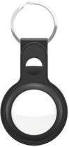 Шкіряний брелок KeyBudz Leather Keyring для Apple AirTag (2 Pack) Black (AT2_S1_BLK) - зображення 1