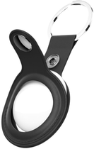 Шкіряний брелок KeyBudz Leather Keyring для Apple AirTag (2 Pack) Black (AT2_S1_BLK) - зображення 4