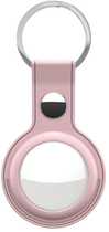 Шкіряний брелок KeyBudz Leather Keyring для Apple AirTag (2 Pack) Pink (AT2_S1_BLP) - зображення 2