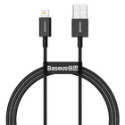 Кабель Baseus Superior USB 2.0 to Lightning 2.4А 1M Черный (CALYS-A01)