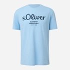 Koszulka męska s.Oliver 10.3.11.12.130.2141458-50D1 2XL Błękitna (4099975042791) - obraz 4