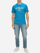 Koszulka męska s.Oliver 10.3.11.12.130.2141458-62D1 XL Niebieska (4099975042845) - obraz 3