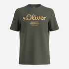 Koszulka męska s.Oliver 10.3.11.12.130.2141458-79D2 S Khaki (4099975043118) - obraz 4