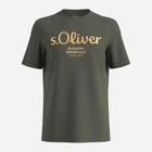 Koszulka męska s.Oliver 10.3.11.12.130.2141458-79D2 3XL Khaki (4099975043163) - obraz 4