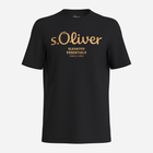 Koszulka męska s.Oliver 10.3.11.12.130.2141458-99D2 2XL Czarna (4099975043279) - obraz 4