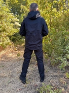 Куртка черная софтшел COMBAT куртка комбат soft-shell флис для силовых структур S 3XL - изображение 5