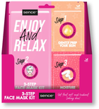 Tkaninowa maska do twarzy Sence Enjoy and Relax 3-Step Facial Mask 27 ml (8720604317503) - obraz 1